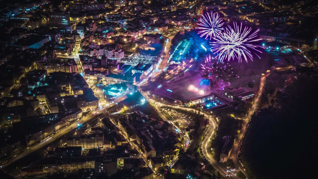 Feu d'artifice Saint-Etienne