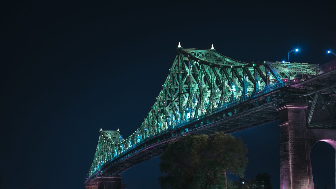 Pont Jacques Cartier Montreal Quebec Canada